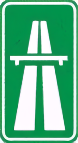 Freeway begins sign